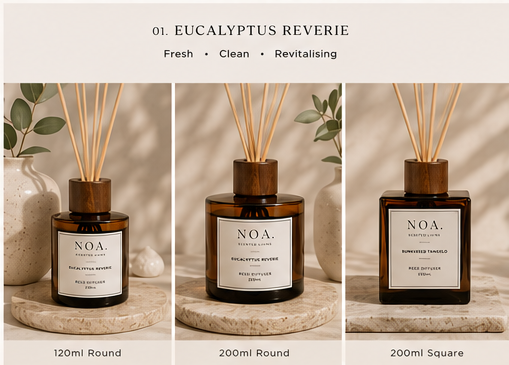Reed diffuser - EUCALYPTUS REVERIE