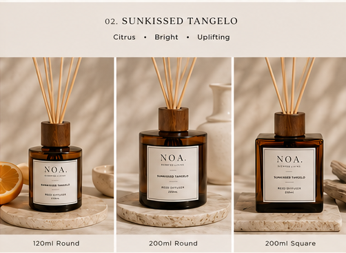 Reed diffuser - SUNKISSED TANGELO