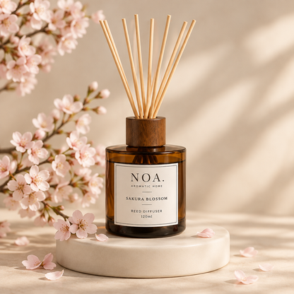 Sakura Blossom 120ml round diffuser